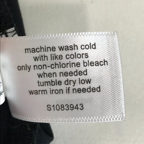 Lane Bryant Tiered Tunic Blouse Women's Plus Size 14 Black Lined Career Holiday - Picture 12 of 12